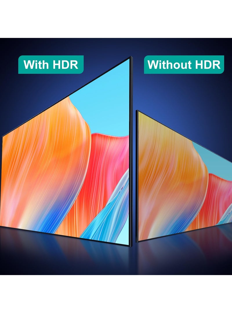 SYOSI - 8K HDMI 2.1 Switcher 2 in 1 Out Splitter with Enlarge Support 8K@60Hz 4K@120Hz 1080P@240Hz HDR Dolby AC High-Speed 48Gbps for PS4/PS5/Fire Stick/Apple TV/X-box/Roku - Image 1