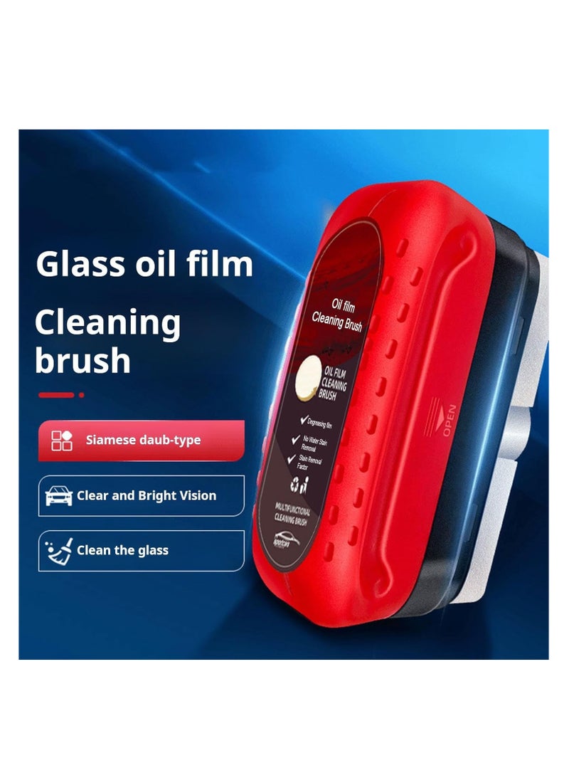 Generic Car Oil Film Cleaning Brush,  Glass Coating for Windshield, Windshield Cleaning Tool, Improves Clarity and Visibility  - Image 2