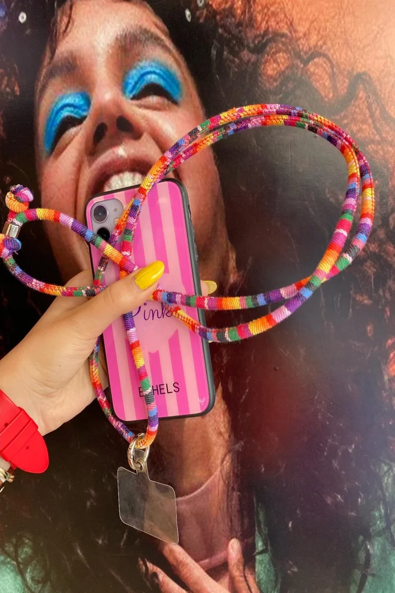 باهلس Rainbow Trend Phone Neck Strap Charm Compatible with All Cases