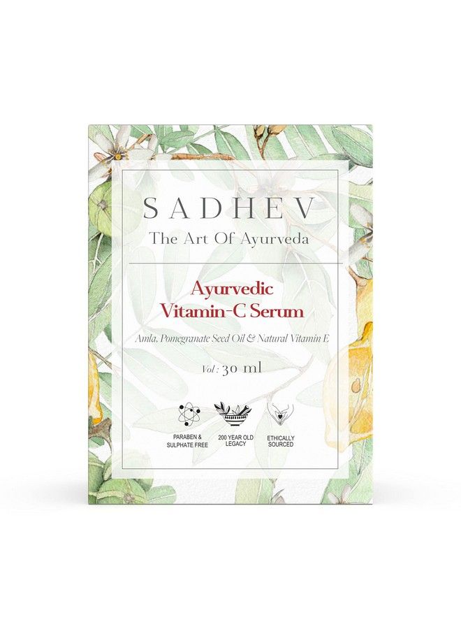SADHEV Ayurvedic Vitamin C Serum 30 Ml - Image 3