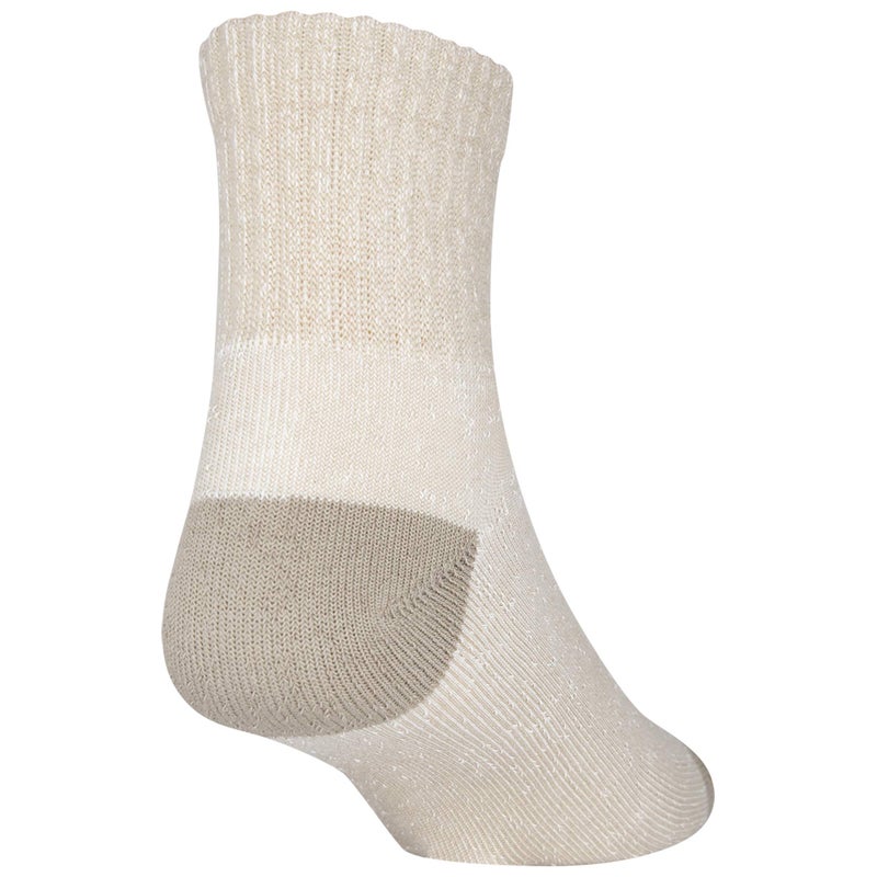 GOLDTOE Men's 656P Cotton Ankle Athletic Socks, Multipairs, Khaki/Olive/Black/New Navy/Red/Brown Heather (6-Pairs), Large - Image 4