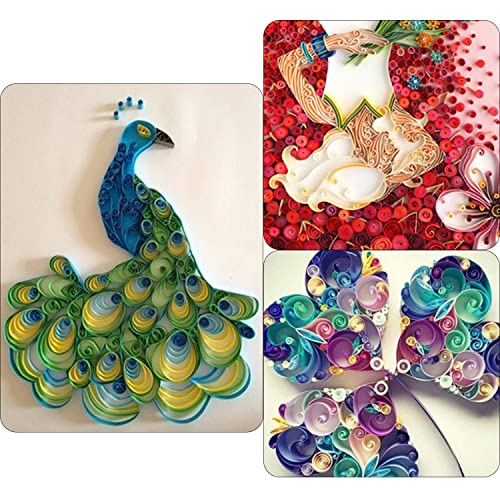 DEZIINE�1pcs Complete Quilling Paper Set with Strips All Necessary Tools for Beginners, Advanced Quiller - Image 5