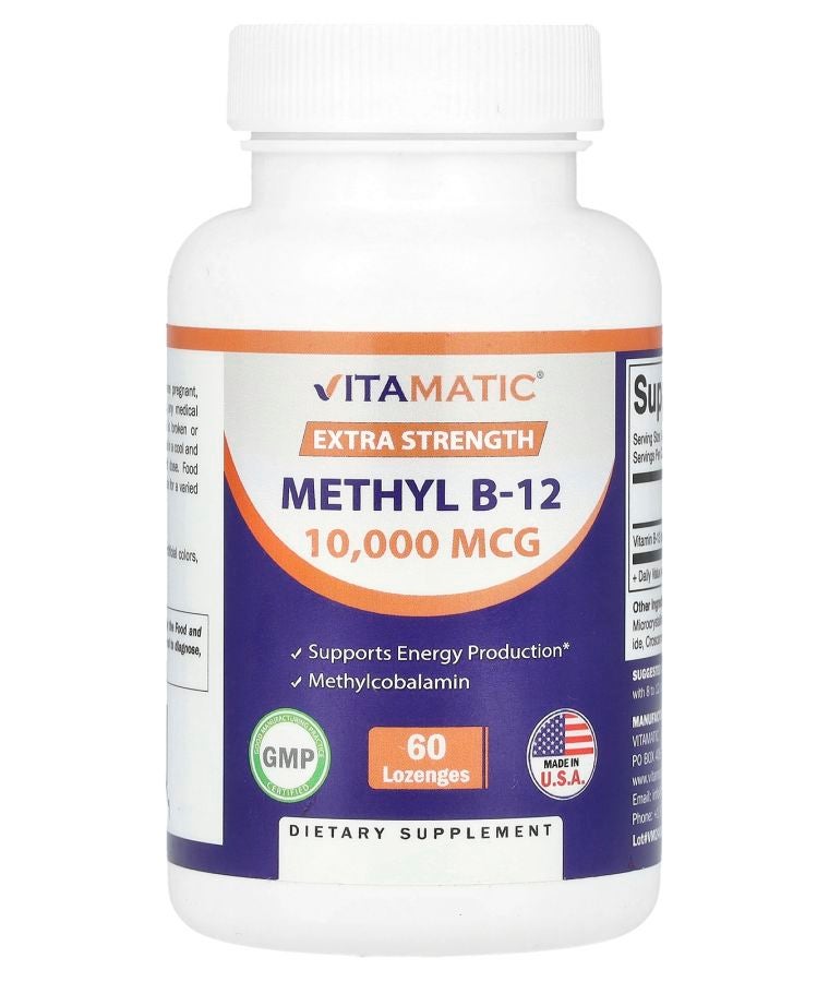 Vitamatic Methyl B-12 10000 MCG 60 Lozenges