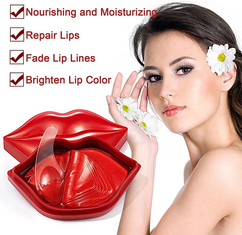 ZSIGNS Lip Masks in Case Lip Balm Lip Plumping Serum Lip Patches Moisturising Lip Sleep Masks Reduce Lip Lines Restores Lip Moisture Lip Masks - Image 4