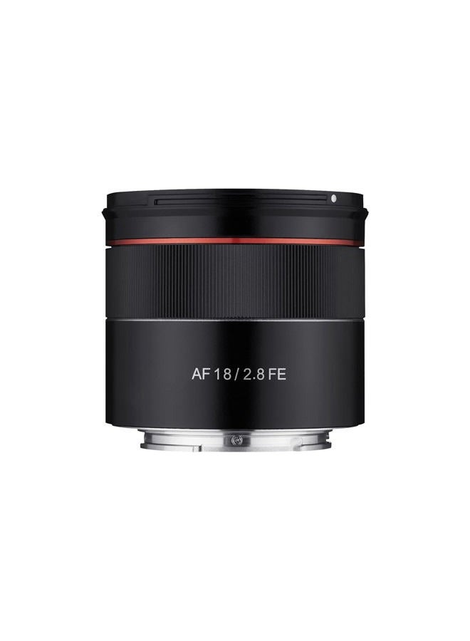 Samyang SYIO18AF-E AF 18mm F2.8 Wide Angle auto Focus Full Frame Lens for Sony E Mount, Black  - Image 1
