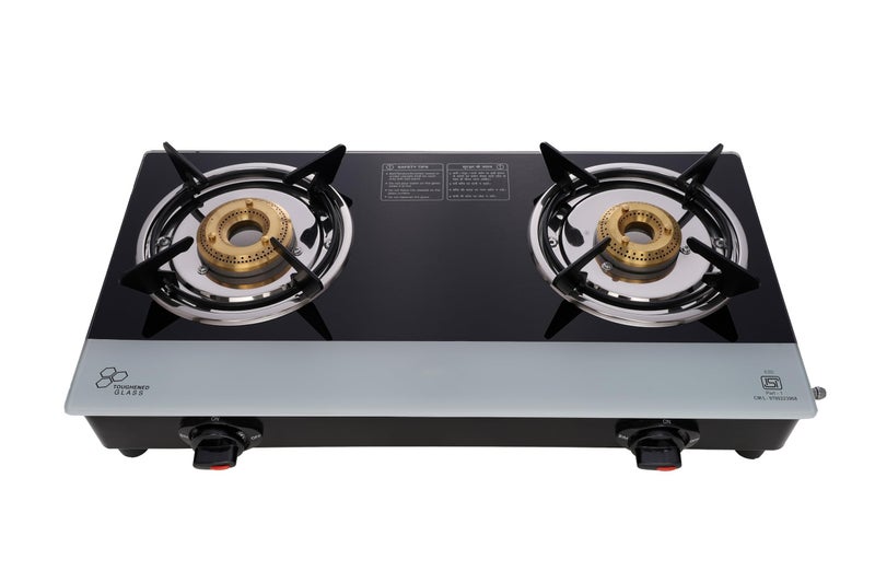 Arik Gas Stove/Thoughend Glass Gas Stove 2 Burner for Modern Kitchen with 1 Year Warranty. - Image 1