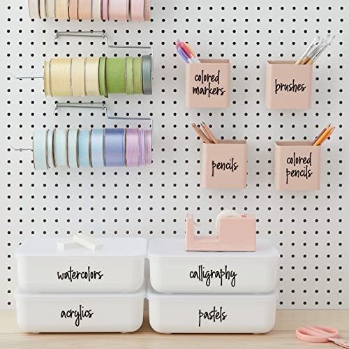 Talented Kitchen Office & Craft Stickers - 212 Pack, Black Water-Resistant Vinyl - Home & Office Organization - Classroom & School Supplies - Image 2