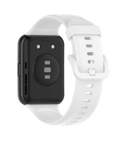 Generic Soft Honor Band 6 Silicone Strap for Honor 6 Monochrome Replacement Mesh Soft Sports - White  - Image 2
