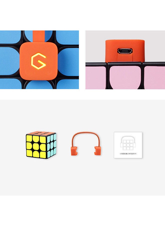 Giiker - Giiker i3 Super Smart Cube Puzzle 3x3x3 5.7cm Speed App Remote Control Professional Magic Cube Puzzles Colorful For Man Woman Children Educational Toys - Image 1