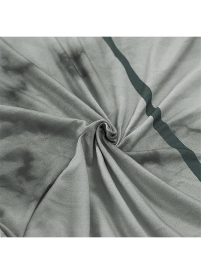 لوكزر غطاء أريكة لوكزر العالمي المكون من 4 مقاعد مع 2 كيس وسادة، 140 جرام لكل متر مربع، غطاء مرن كبير لحماية الأريكة قابل للتمدد (تصميم رخامي رمادي/230-300 سم) SC-039-04 - Image 4