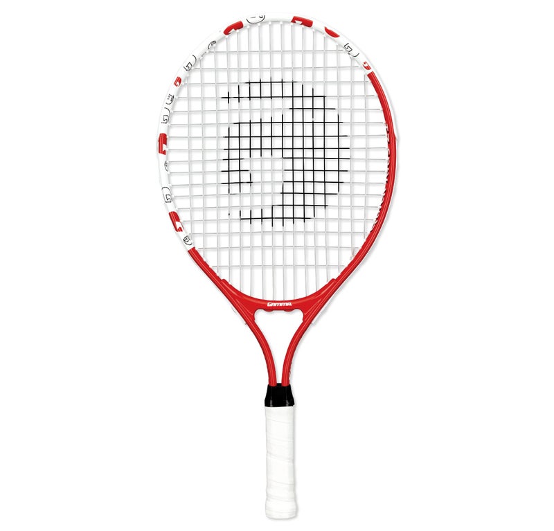 GAMMA Sports Junior Tennis Racquet: Quick Kids 21 Inch Tennis Racket - Prestrung Youth Tennis Racquets for Boys and Girls - 93 Inch Head Size - Red - Image 1
