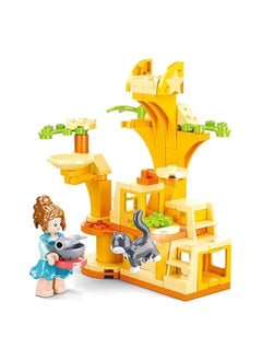 Sluban Girl's Dream Series - Cat Training Field Building Block 81 Piece For Age 6+ Years Old  - Image 2