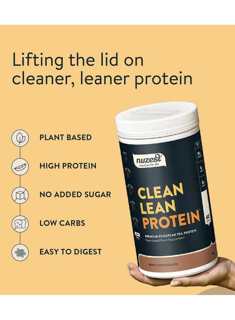 Nuzest Clean Lean Protein, Rich Chocolate, 500gram, 20 Servings - Image 3