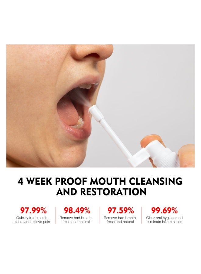 EELHOE Gum Care Mouth Spray – Soothing Oral Relief Spray for Gum Sensitivity, Bad Breath Elimination and Plaque Prevention – Daily Use Dental Spray in 25ml Travel Size Bottle - Image 3