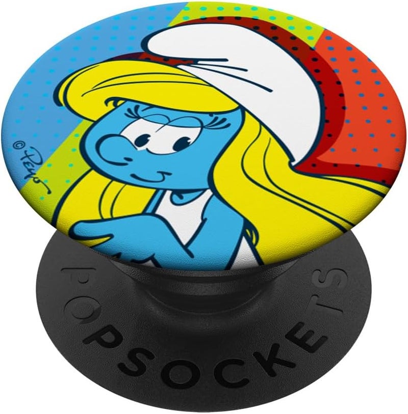 The Smurfs  PopSocket Grip and Stand for Phones and Tablets PopSockets PopGrip Swappable Grip for Phones  Tablets PopSockets Standard PopGrip - Image 1