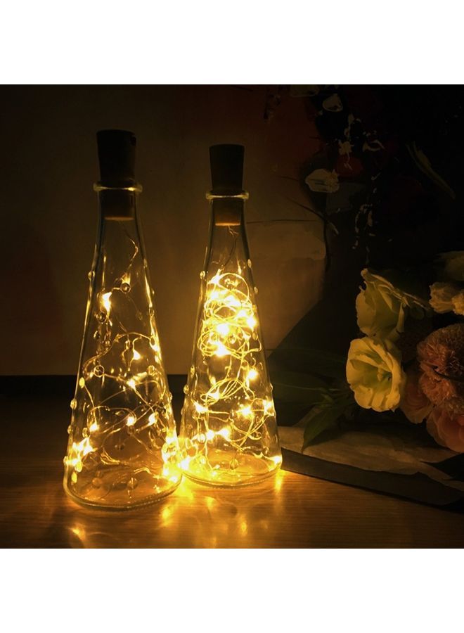 نيبمينينت 12-Piece LED Copper Wire Fairy String Light Set أصفر - Image 2
