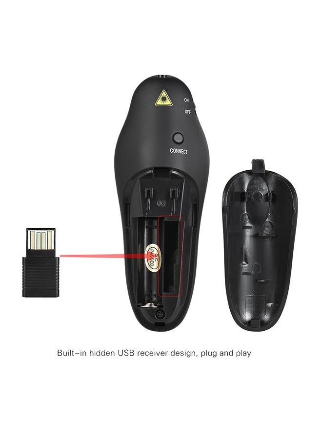 قلم موجه لاسلكي USB للتحكم بالعرض باللون الأسود - pzsku/Z6376B49BC91C54C554FFZ/45/_/1736065496/722f9264-8a5b-42ae-ab87-cffc1e43b81b