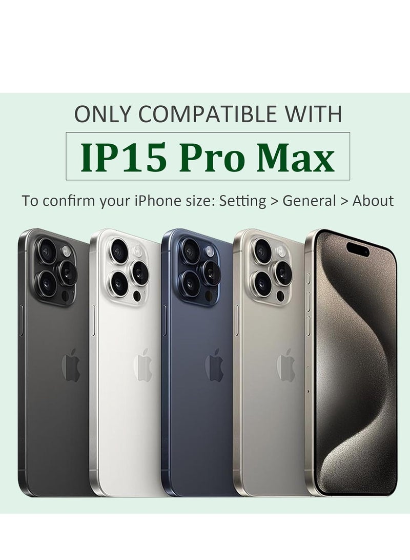 Wave Case for iPhone 15 Pro Max (6.7-Inch), Cute Curly Wavy Frame TPU Back Cover for Girls Women, Silky Touch Soft Phone Case Shockproof Protective Bumper Cover, Hot Pink - Image 5