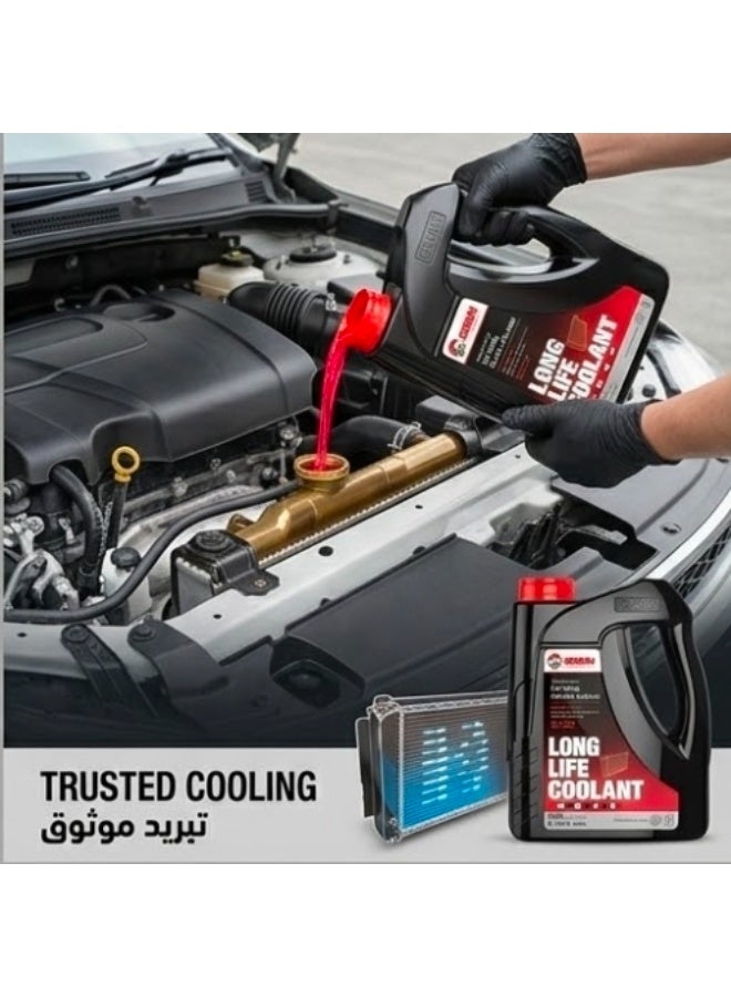 GETSUN Long Life Coolant G-1105A 2L – Anti-Rust, Anti-Scale & Anti-Boiling Radiator Coolant for Car Engine Cooling System | Red - Image 2