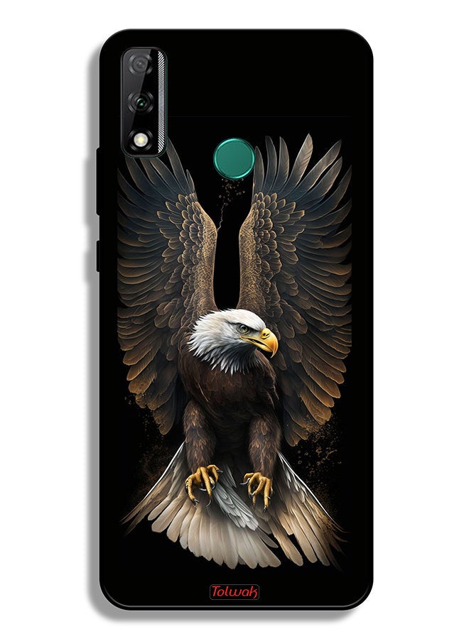 Tolwak Huawei Y8s Protective Case Cover Eagle Spread Wings - Image 2