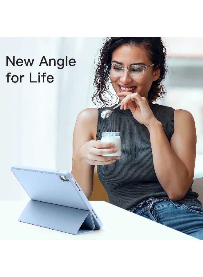 حافظة iPad 10.9 الجيل العاشر (2022) / iPad الجيل الحادي عشر A16 (2025) - غطاء نحيف مغناطيسي ثلاثي الطي مع حامل قلم رصاص، وخاصية السكون/التنشيط التلقائي، وحماية خفيفة الوزن ومقاومة للصدمات - Image 2