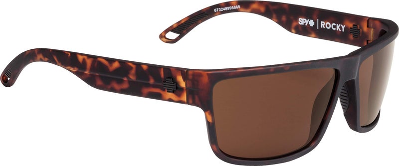 Spy Optic Rocky Sunglasses, Matte Camo Tort/Happy Bronze, 64 mm - Image 3
