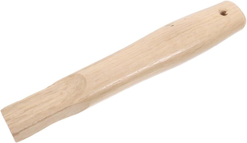 Zerodeko Wooden Hammer Handle 18cm Mini Claw Hammer Grip Replacement Handle with Square Hole for Carpentry and DIY Repair - Image 1