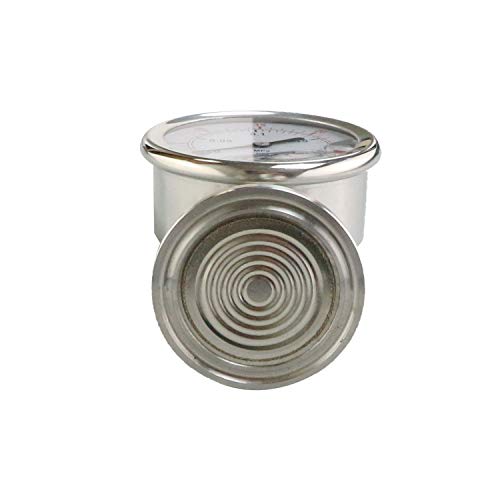 CRBrewBeer Stainless Steel 2.5" Dial Sanitary Pressure Gauge, Glycerin Filled. 0-30 PSI Range, 1.5" Tri Clamp Bottom Mount - Image 4