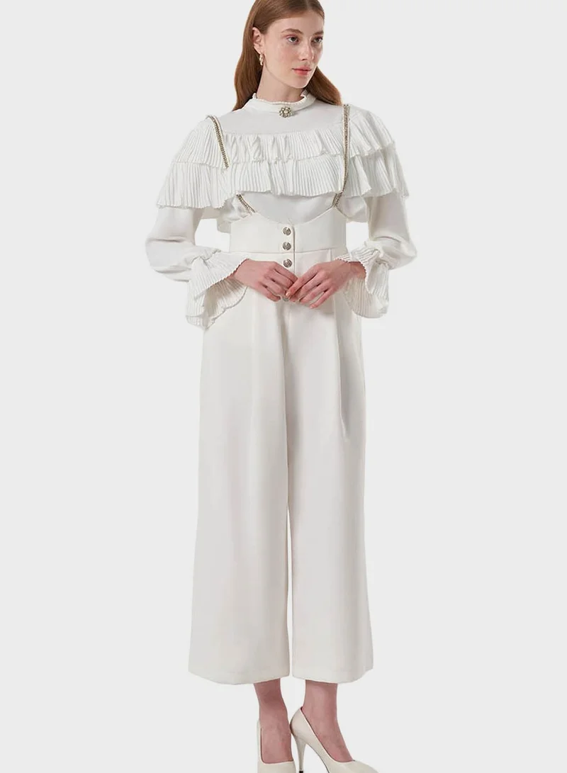 MIZALLE High Waist Jumpsuit