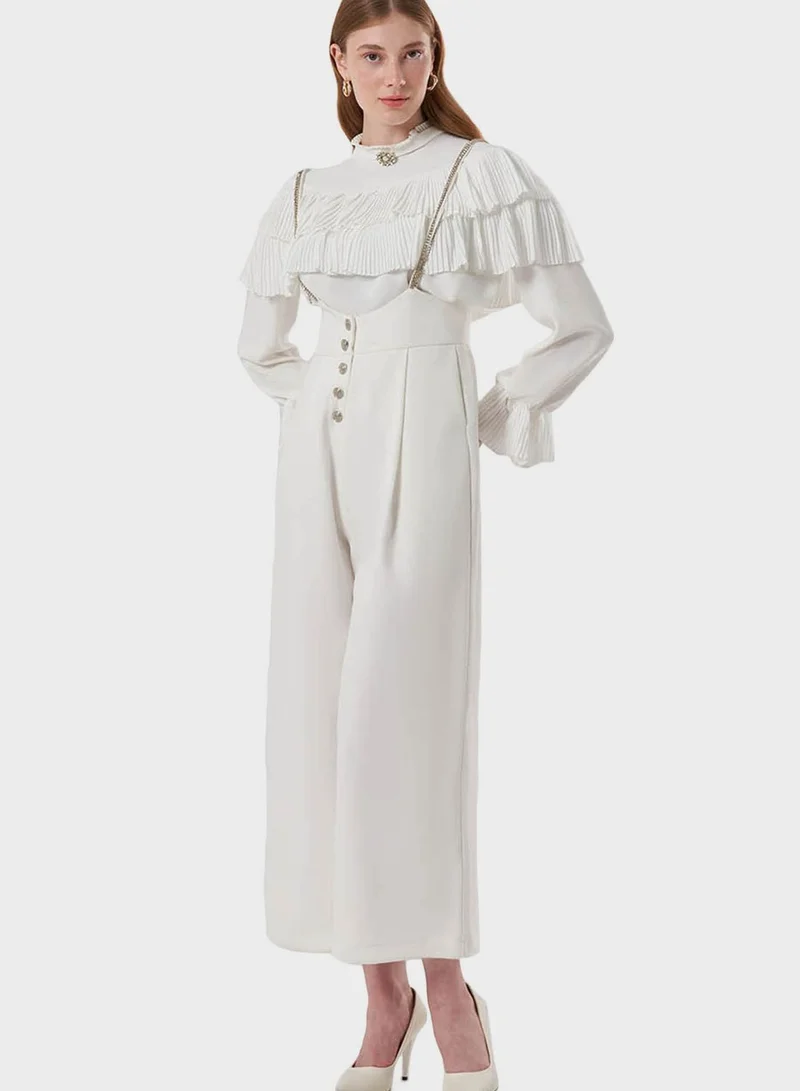 MIZALLE High Waist Jumpsuit