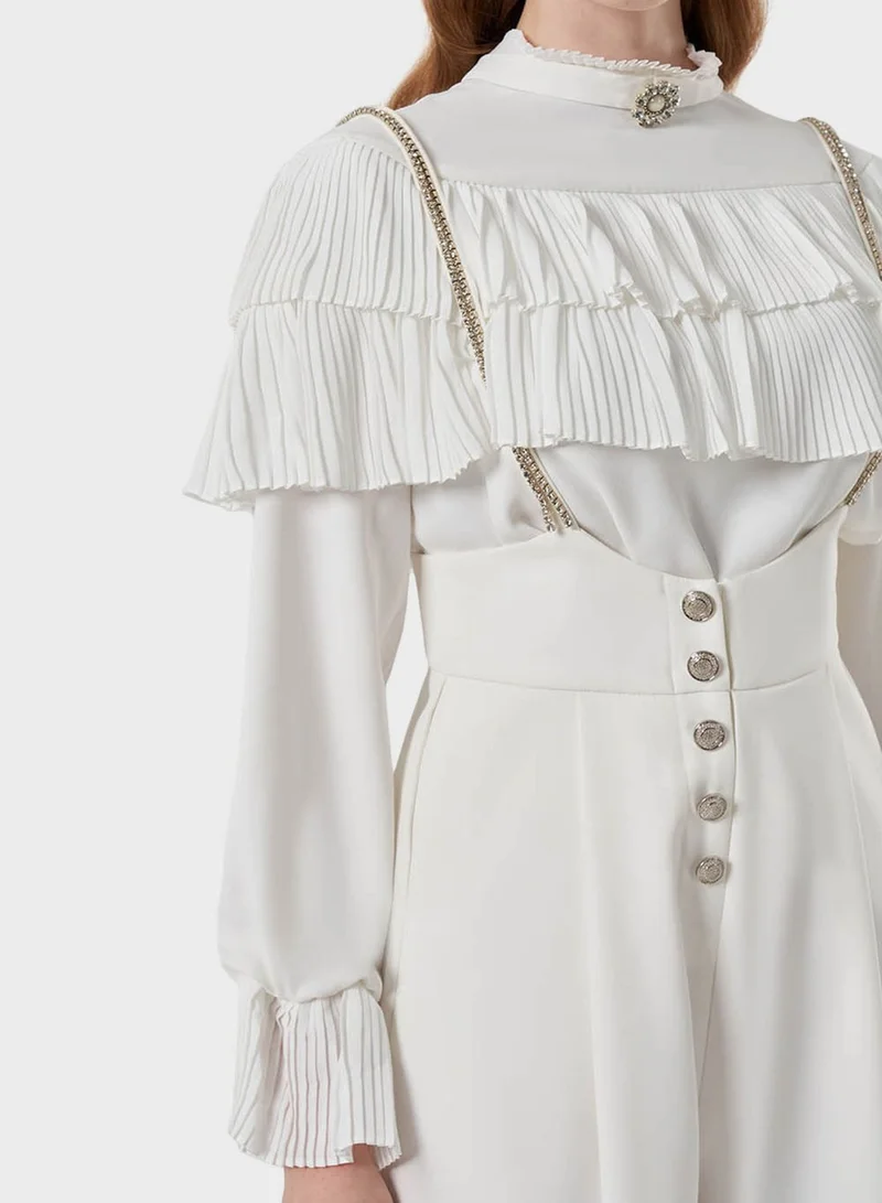 MIZALLE High Waist Jumpsuit