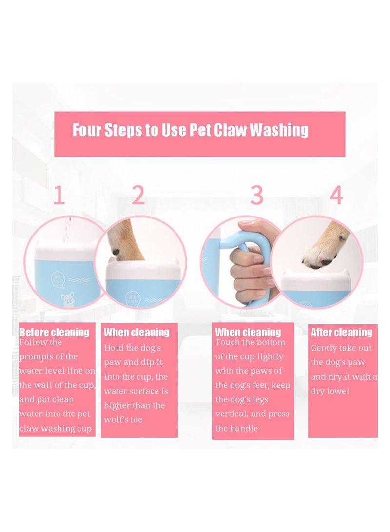 سيوسي كوب غسيل مخالب الحيوانات الأليفة ، منظف أوتوماتيكي محمول للكلاب ، متعدد الوظائف نظيف 360 درجة ، كأس تنظيف قدم الحيوانات الأليفة من السيليكون الصديق للبشرة للكلاب والقطط ، سهل الاستخدام ، يناسب الكلاب - Image 5