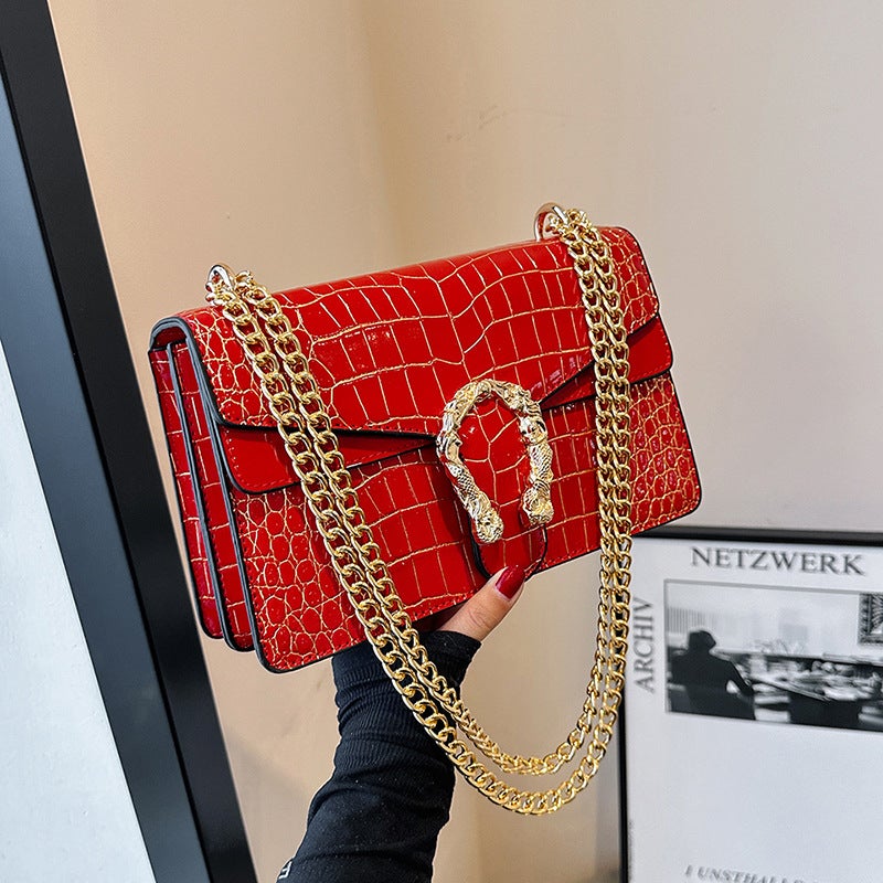 Bags Factory Bag Women'S Women'S Bag Fashion Chain Shoulder Slung Small Square Bag - Image 3