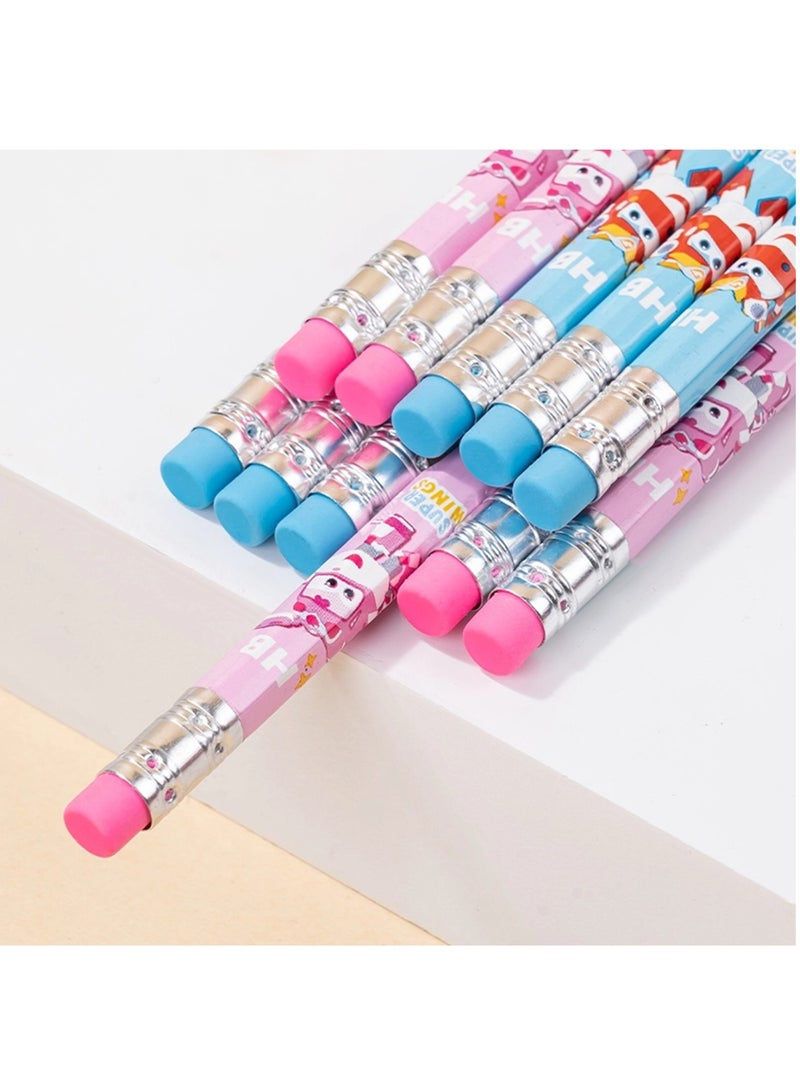 Deli 30-Piece HB Graphite Pencils Super Wings Themed - Image 5