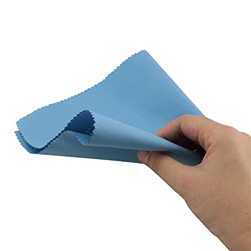 DGBRSM 3pcs Guitar Cleaning Cloth, Violin Cleaning Cloth, Microfiber (11.8" x 11.8" Cloth), Musical Instrument Cleaning Polishing Cloth for Musical Instrument Guitar Violin Piano Clarinet, Blue - Image 5