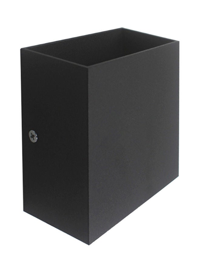 NIBEMINENT Square Aluminum Cob AC 85-265V (Warm White Non-dimmable Black) Black 11 x 6 11cm - Image 1