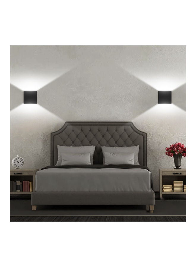 NIBEMINENT Square Aluminum Cob AC 85-265V (Warm White Non-dimmable Black) Black 11 x 6 11cm - Image 2