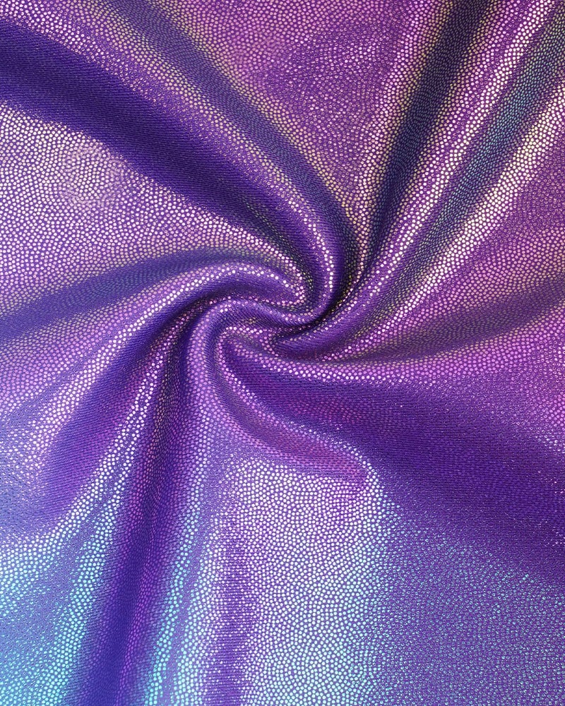 Gogokids Gymnastics Leotards for Girls Long Sleeve Sparkly Rhinestone Dance Unitards Biketards with Shorts, C-purple, 11-12 Years - Image 4