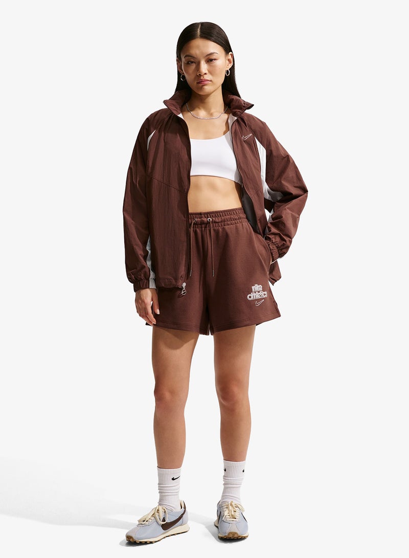 Nike Fleece Boyfriend Shorts - Image 1
