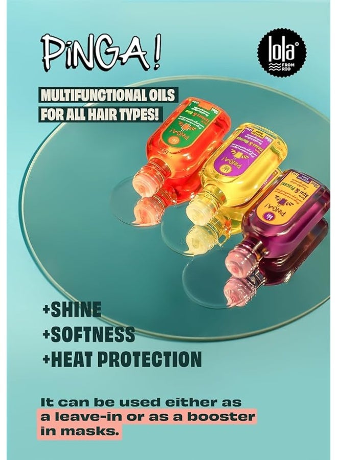 Lola from Rio علاج زيت الأساي وبراكسي - غني بمضادات الأكسدة، يغذي الشعر وفروة الرأس، يوفر لمعان خفيف والتحكم في التجاعيد (50 مل) - Image 2