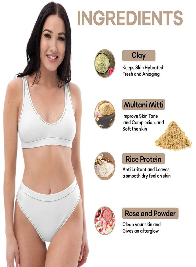 SAMISHA Herbal Wax Powder for Hair Removal - Multani Mitti for Women & Men | Suitable for All Skin Types | Bikini Waxing (300 Grams) - Image 3