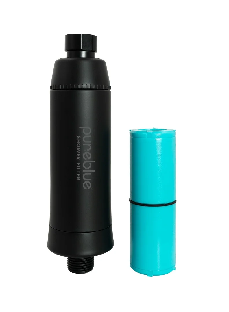 PURE BLUE Pure Blue Black Shower Filter