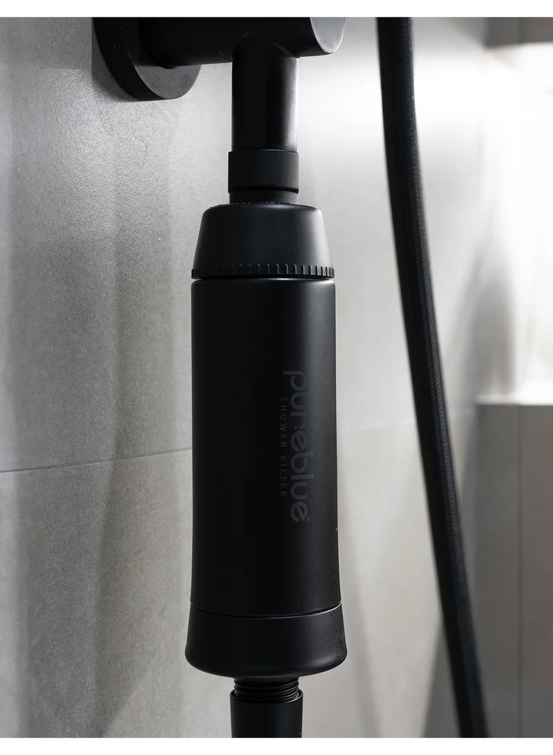 PURE BLUE Pure Blue Black Shower Filter
