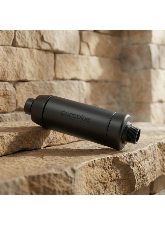Pure Blue Black Shower Filter - Image 4