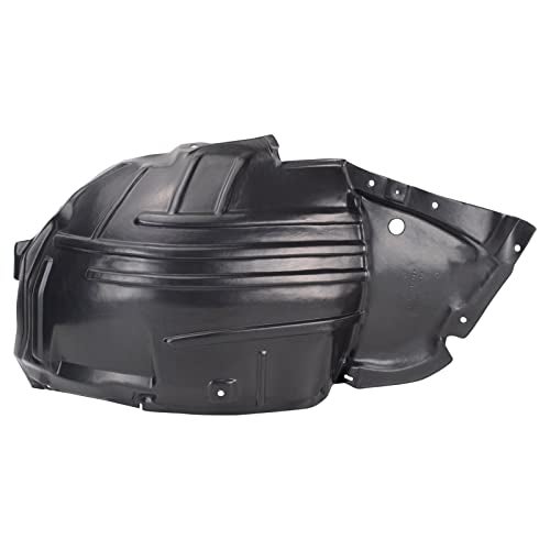 TRQ بطانة الفندر الداخلية الأمامية اليمنى TRQ باللون الأسود للركاب متوافقة مع 2008-2010 INFINITI M35 M45 IN1249122 - Image 1