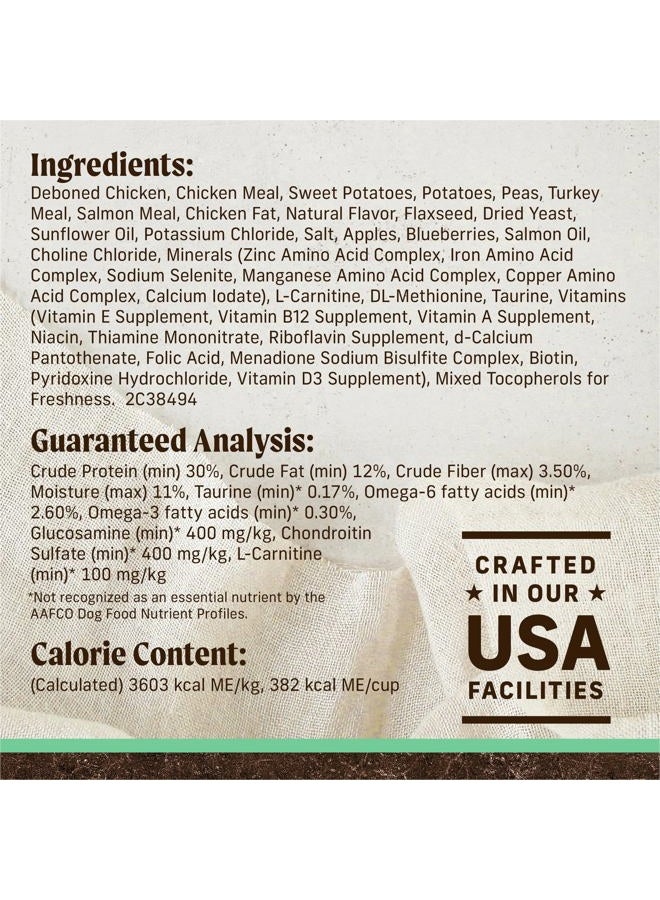 Merrick Premium Grain Free Dry Senior Dog Food, Wholesome and Natural Kibble, Real Chicken and Sweet Potato - 22.0 lb. Bag - Image 5