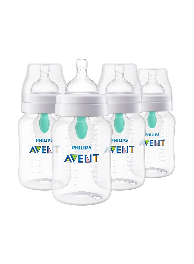 Philips Avent Anti-Colic Baby Bottles With Airfree Vent, 4 Pack - Image 1
