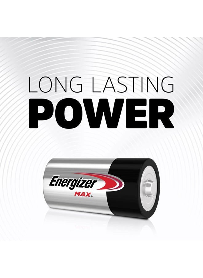 Energizer بطاريات MAX C، بطاريات قلوية C متميزة (عدد 8 بطاريات) - Image 2