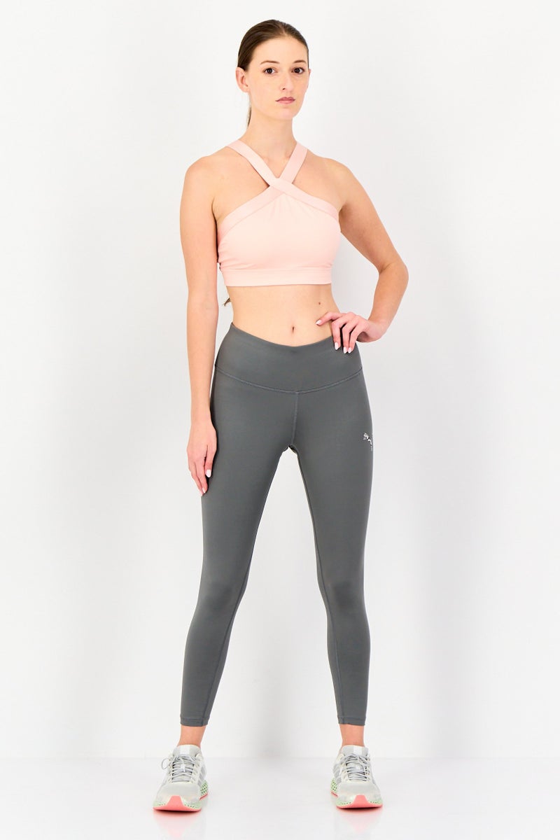PUMA Women Sportswear Fit Training Leggings, Grey - Image 3