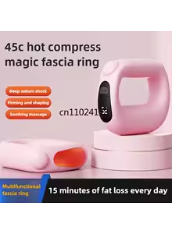 Vibration Fascia Massage Ring Portable Mini Shaking Machine for Shoulder Neck Back Pain Relief Yoga Massager - Image 3